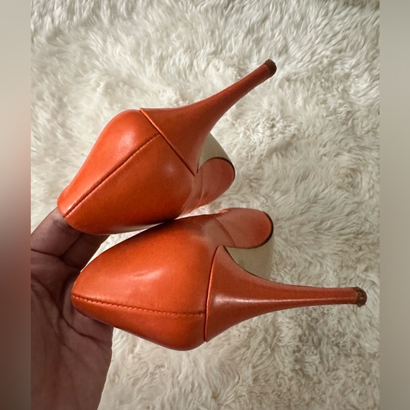 Orange heels Zara, size 38 / 7.5 - Picture 5 of 8